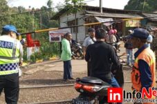 Seorang Pria Pengendara Motor Tewas Secara Tragis Tertabrak Kereta Argo Parahyangan di Bojongkoneng Kecamatan Ngamprah Bandung Barat