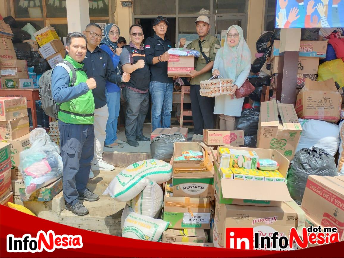 Forum Pengelola Puskesmas Kabupaten Bandung Barat Salurkan Bantuan Bencana