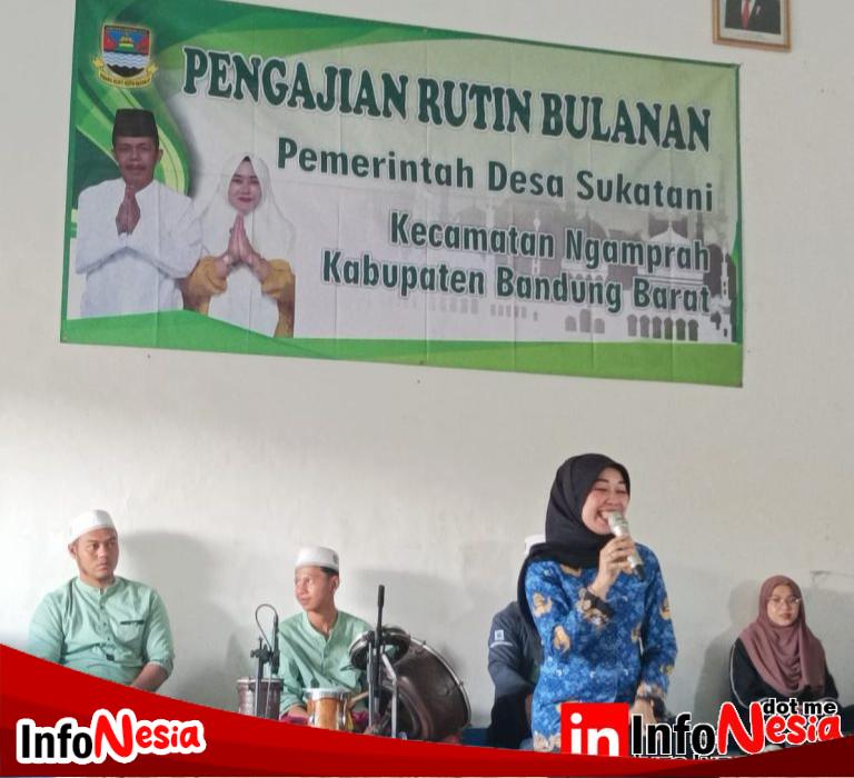 Desa Sukatani Gelar Pengajian Rutin Bulanan, ini Pesan Camat Ngamprah