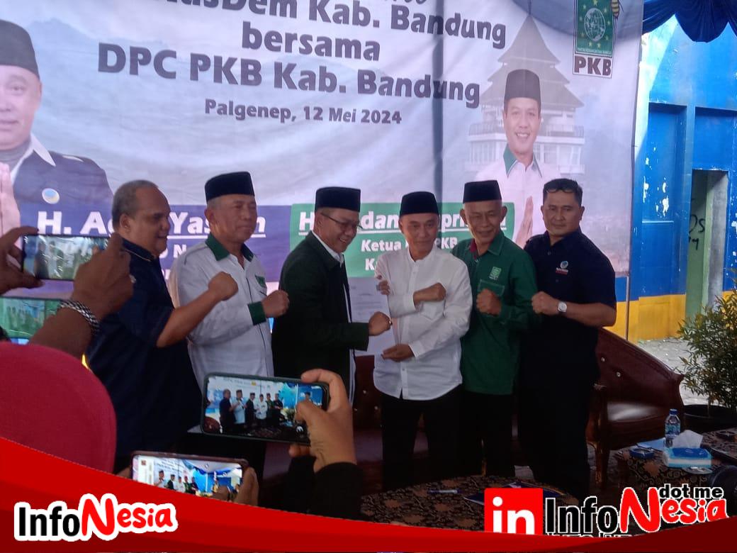 Partai DPD NasDem Dan DPC PKB Kabupaten Bandung Makin Mantapkan H Dadang Supriatna,”Bandung “BEDAS” Lanjutkan