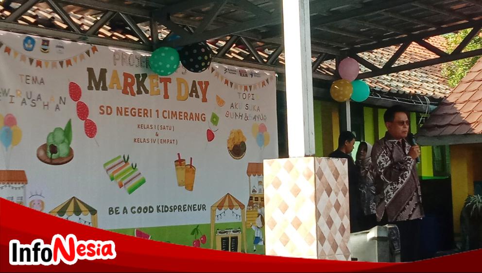 SD Negeri 1 Cimerang KBB Gelar Acara Market Day Bazar Kewirausahaan Siswa