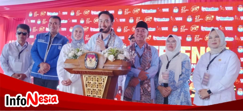 Pasangan Jeje Ritchie Ismail dan Asep Ismail Telah Mendaftar KPU Sebagai Calon Bupati Dan Wakil Bupati