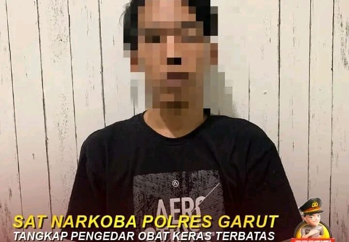 Sat Narkoba Polres Garut Tangkap Pengedar Obat Keras Terbatas