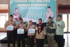 Kwarcab Pramuka Bersama Dispora Kabupaten Bandung Gelar Bimbingan Teknis Manajemen Organisasi Kepramukaan