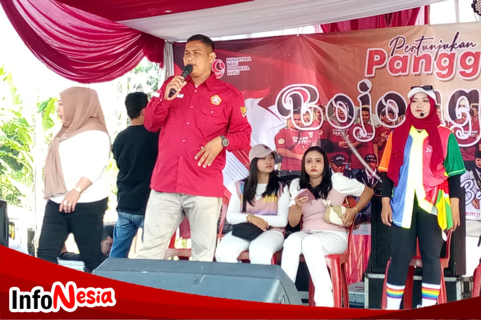 Semangat Juang Karang Taruna Lembayung Sari Bersama Mia Geboy Gelar Senam Wujudkan Masyarakat Sehat Yang Ceria.