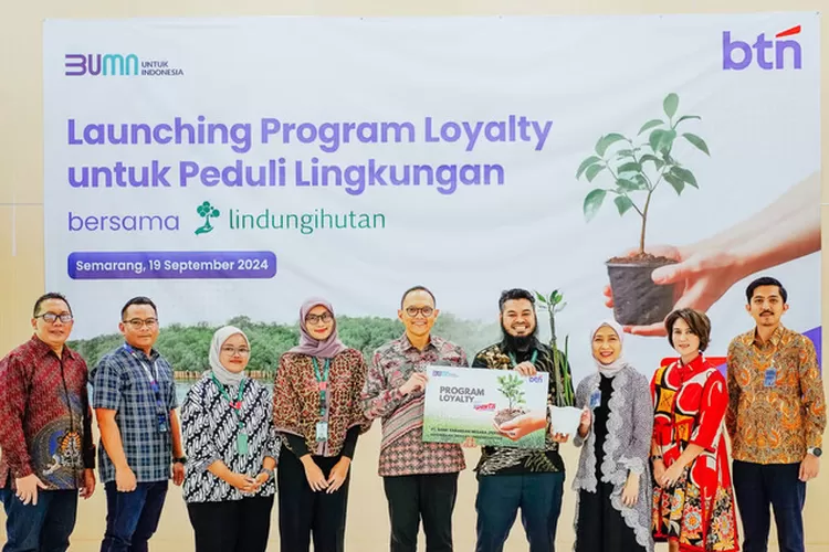 Financial institution BTN dan LindungiHutan Luncurkan Program Poin Peduli Lingkungan