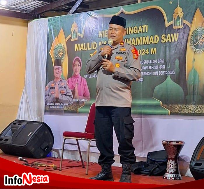 Kapolsek Dayeuhkolot Bersama Tokoh Agama Gelar Maulid Nabi Moehamad SAW Guna Jalin Sinergi Kamtibmas Jelang Pilkada 2024.