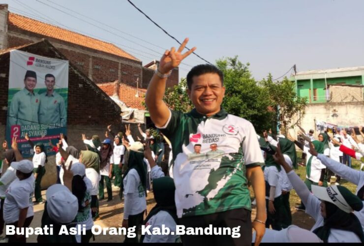 Di Pilkada 2024, Masyarakat Kabupaten Bandung Butuh Pemimpin Bupati Sosok H Dadang Supriatna, Pituin Putra Daerah Kabupaten Bandung.