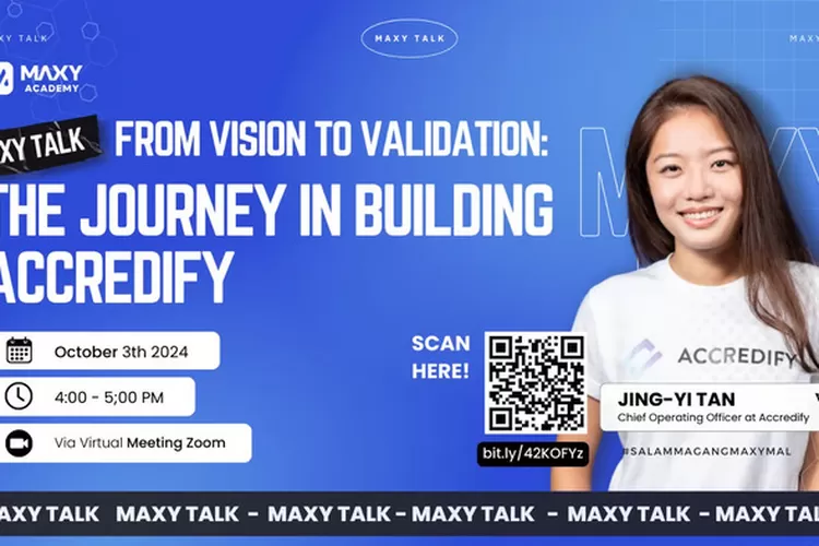 Maxy Academy Gelar Webinar Inspiratif Bersama COO Accredify