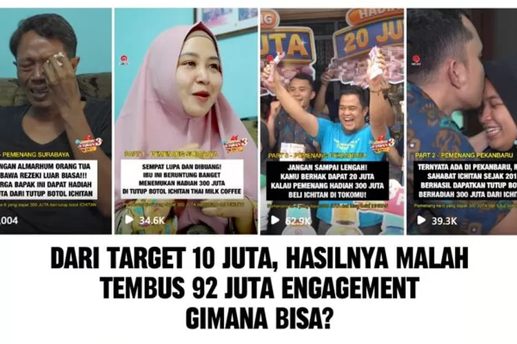 Strategi Viral Ichitan Raih 92 Juta Engagement