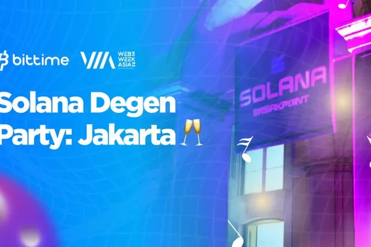 Dukung Ekosistem Memecoin di Indonesia, Bittime Hadir di Solana Degen Celebration