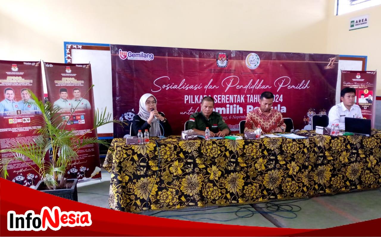 Generasi Muda, Siap Memilih ? IJP Dan KPU Kabupaten Bandung Gelar Sosialisasi Pilkada Serentak di SMK Banjar Asri Cimaung.