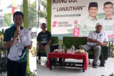 H.Dadang Hemayana S.IP Tim Bedas kabupaten Bandung Dampingi Cabup H Dadang Supriatna Hadiri Sapa Warga Tarajusari.