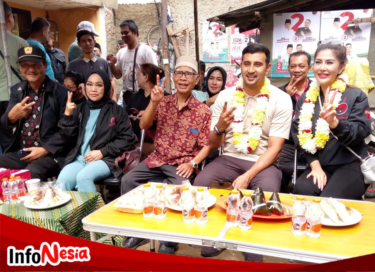 Ali Syakieb Disambut Antusias Masyarakat Kopo Permai Kabupaten Bandung