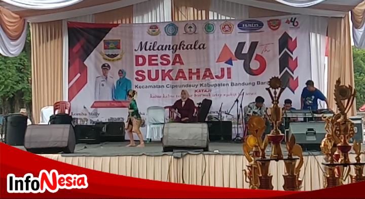 Gebyar Milangkala Desa Sukahaji kecamatan Cipeundeuy Ke- 46 Tahun Berlangsung Sangat Meriah