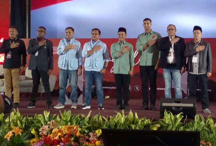 KPU Kabupaten Bandung Syam Zamiat, Sukses Gelar Debat Pilkada Pamungkas, Berkat Peran serta Warga Masyarakat Menjaga Perdamaian.