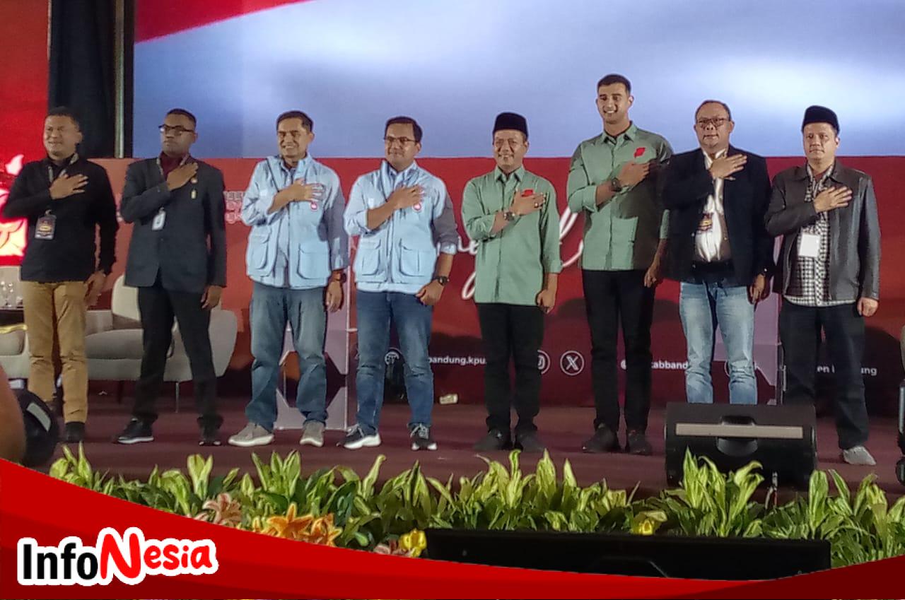 KPU Kabupaten Bandung Syam Zamiat, Sukses Gelar Debat Pilkada Pamungkas, Berkat Peran serta Warga Masyarakat Menjaga Perdamaian.