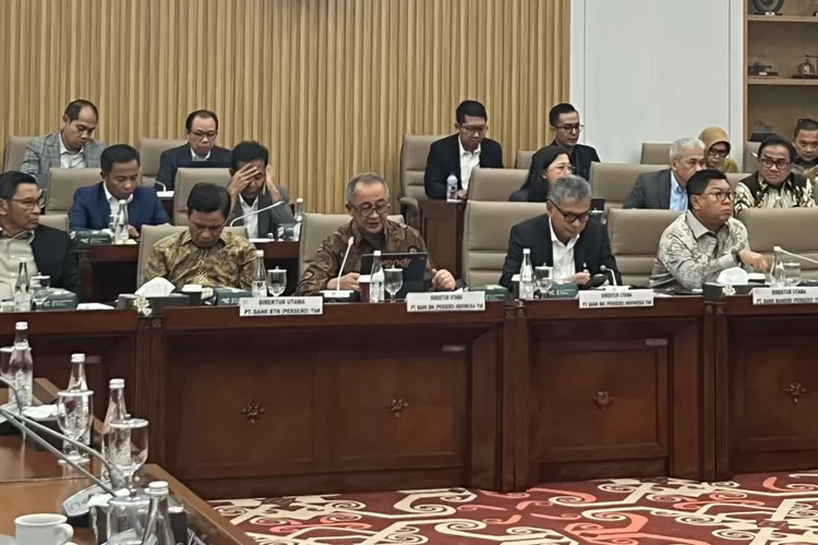 Rapat Dengar Pendapat (RDP) Komisi VI Dewan Perwakilan Rakyat bersama seluruh petinggi Himpunan Bank Milik Negara (HIMBARA) yang digelar Rabu (14/11/2024).