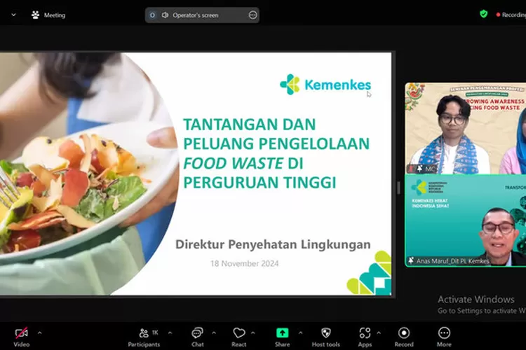 Seminar Kesehatan Lingkungan UIN Jakarta Soroti Pengelolaan Sampah Makanan