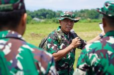 Danpasmar 1 Hadiri Rapat dan Tinjau Medan Dalam Rangka Kegiatan Pengukuhan Panglima Korps Marinir