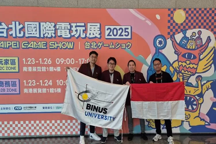 Mahasiswa BINUS Masuk Nominasi di Taipei Game Display 2025 Mahasiswa BINUS Masuk Nominasi di Taipei Game Display 2025